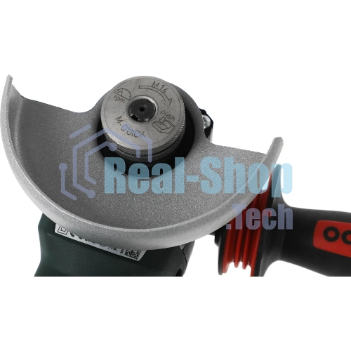 Шлифмашина угловая Metabo WEV 15-125 Quick 600468000 1550вт, 125 мм, 3.5Нм, 11000 об/мин, вес 2.5 кг