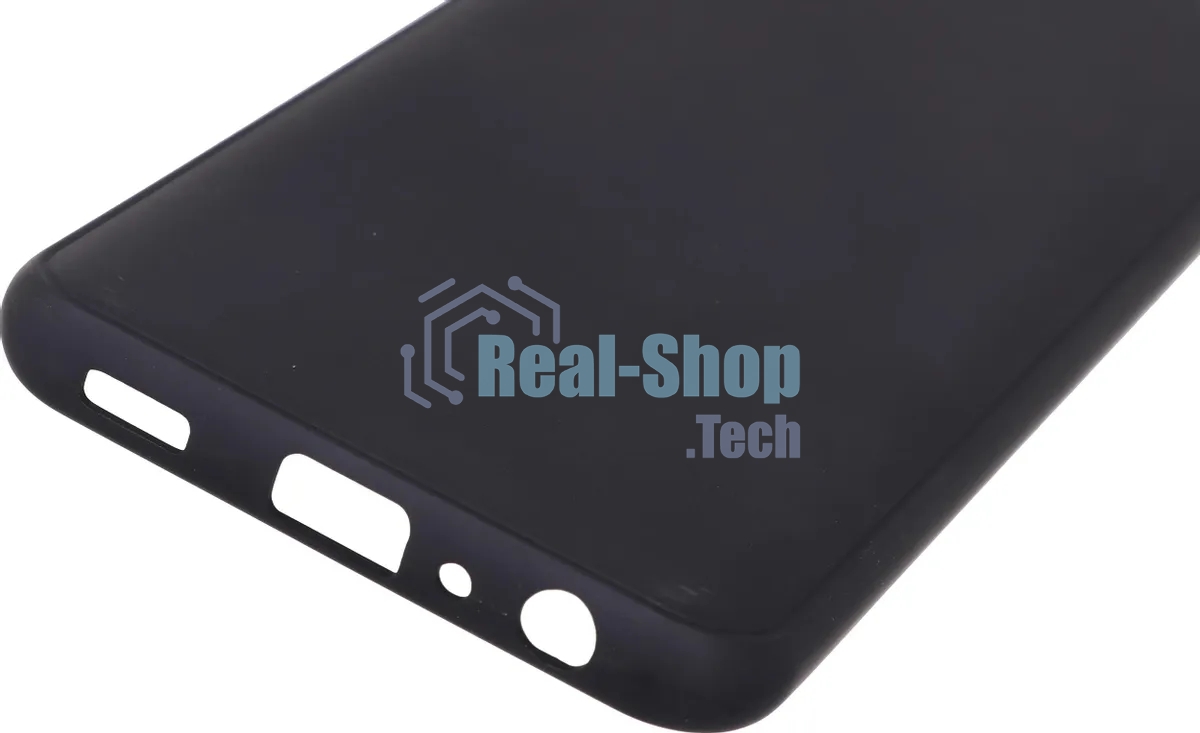 Чехол (клип-кейс) BoraSCO Silicone Case для Samsung Galaxy A03 Core черный (матовый)