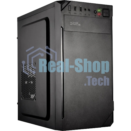Компьютерный корпус KingPrice KPCC-MN209 черный без БП mATX 1x80мм 2x120мм 2xUSB 2.0 audio