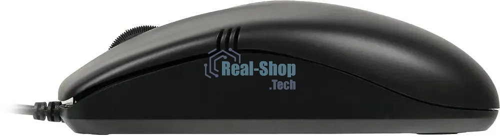 Мышь проводная A4Tech OP-530NU черный, 1200 dpi, USB, кнопки - 3