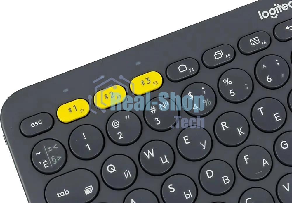 Клавиатура беспроводная Logitech K380, Bluetooth, темно-серый