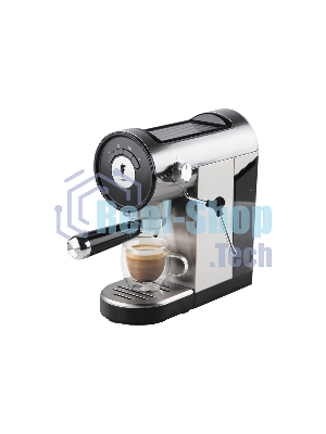 Кофеварка рожковая LEONORD LE-1749 (108134) черный/стальной, исп. кофе - молотый, 0,8 л, 1360 Вт, 20 бар