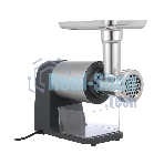 Мясорубка электрическая Centek CT-1607 серый, 3000 Вт, 3.0 кг/мин, реверс, металлический лоток, насадки - 5