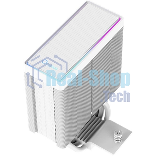 Кулер для процессора Ocypus Gaммa A40 WH ARGB Digital, 100мм ARGB FAN, Top Display Panel, 4 HEAT PIPES, 4-PIN PWM, 600-2400 RPM, 29.5DBA, HYDRO BEARING, LGA115X/1200/1700/18XX, AM4/AM5