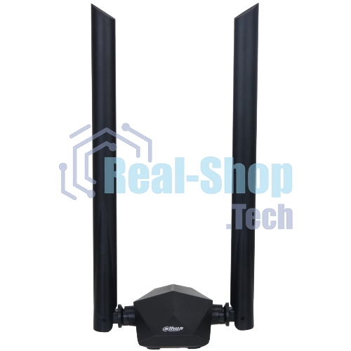 Сетевой адаптер Dahua DH-NC1800/Wi-Fi 802.11ax/2.4 ГГц до 574 Мбит.с + 5 ГГц до 1201 Мбит.с/2 антенны/USB 3.0/черный (DH-NC1800)