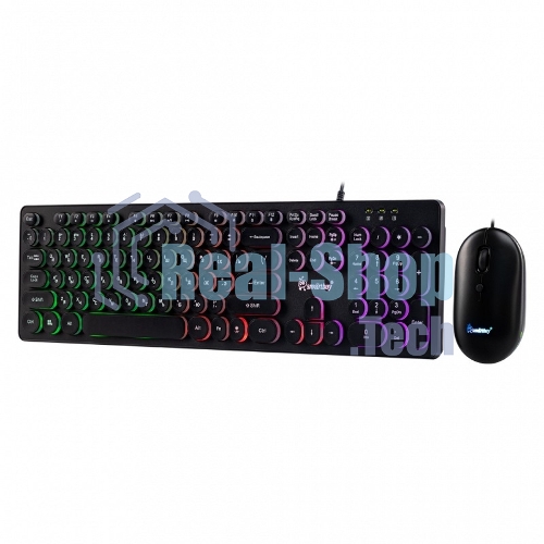 Комплект клавиатура+мышь Smartbuy ONE 328327AG беспроводной, USB, 1600 DPI, чёрный