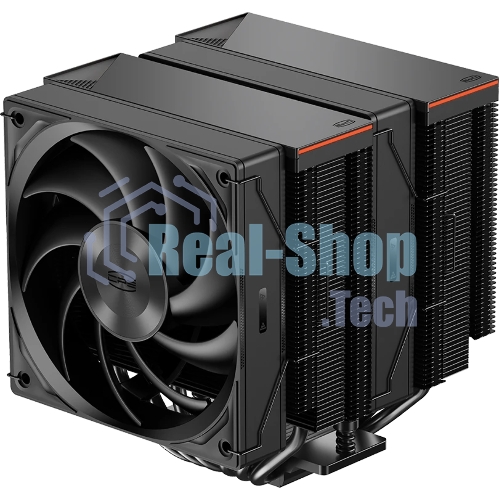 Кулер для процессора PCCooler RZ620 BK (260W, 4-pin PWM, 157.5мм, Al/Cu, 6x6мм, 1x120мм, 86.73CFM, 32dBA, 2200RPM, S: 1851/1700/1200/115X, AM5/AM4, черный)