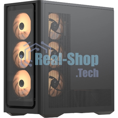 Компьютерный корпус Aerocool \ Formula V Line Air Power G9 DUO PA Black, ATX, TYPE-C*1, USB3.0*2, MESH/GLASS FRONT PANEL, FRONT 3x PERFORMANCE ARGB, REAR 1x PERFORMANCE ARGB