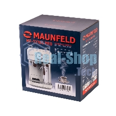 Кофеварка рожковая Maunfeld MF-737BG PRO бежевый, исп. кофе - молотый, 1.5 л, 1250 Вт, 15 бар