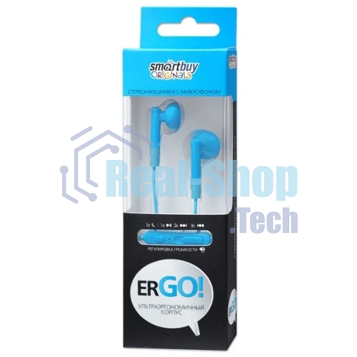 Универсальная мобильная гарнитура Smartbuy ERGO, синяя