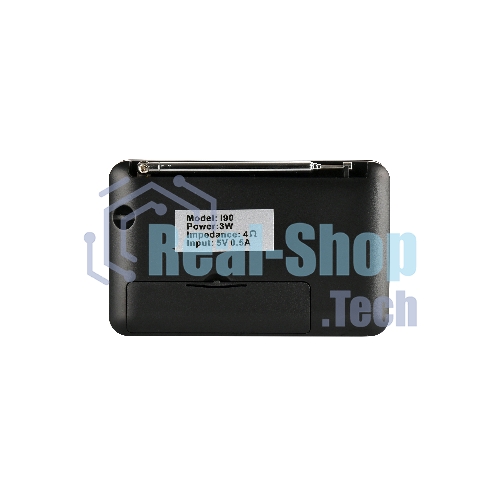 Радиоприемник PERFEO (PF_D0566) PALM, черный