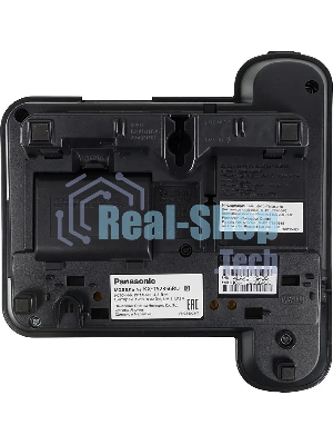 Телефон проводной Panasonic KX-TS2356RUB черный АОН,Caller ID,ЖКД,блокировка набора,выключение микрофона