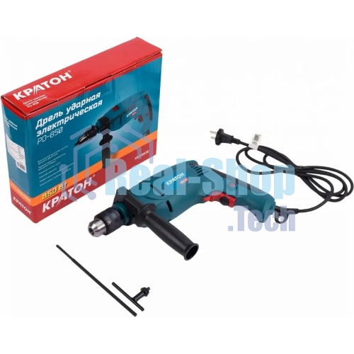 Дрель ударная Кратон PD-850 850Вт ключевой реверс (3 02 01 010)