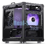 Компьютерный корпус JONSBO Computer Case C6Handle black hang-in version черный, Mini-Tower, материнская плата mATX, без БП, прозрачная боковая панель