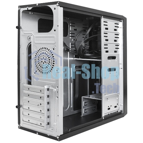 Компьютерный корпус Miditower ExeGate CP-606U-UNS450 (ATX, БП UNS450 с вент. 12см, 1хUSB/1хUSB 3.0, аудио)