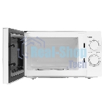 Микроволновая печь Hyundai HYM-M2064 белый, 20 л, 700 Вт, переключатели - поворотный механизм