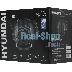 Чайник электрический Hyundai HYK-S5500 0.7 л, 1000 Вт, черный