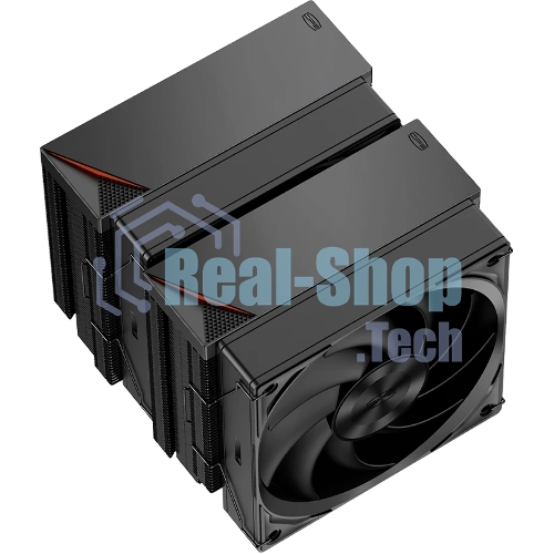 Кулер для процессора PCCooler RZ620 BK (260W, 4-pin PWM, 157.5мм, Al/Cu, 6x6мм, 1x120мм, 86.73CFM, 32dBA, 2200RPM, S: 1851/1700/1200/115X, AM5/AM4, черный)