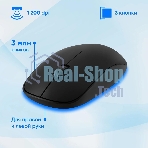 Комплект клавиатура+мышь Oklick 230M беспроводной, USB, 1000 DPI, чёрный