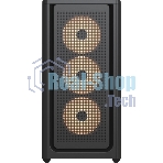 Компьютерный корпус Aerocool \ Formula V Line Air Power G9 DUO PA Black, ATX, TYPE-C*1, USB3.0*2, MESH/GLASS FRONT PANEL, FRONT 3x PERFORMANCE ARGB, REAR 1x PERFORMANCE ARGB