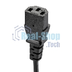Кабель компьютер-розетка AOpen 1.8м 220V (EURO) VDE 3Gx0,5мм2 QUST ACE021-1.8M