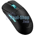 Мышь беспроводная/проводная ASUS ROG Harpe Ace Aim Lab Edition черный, 36000 dpi, радиоканал, Bluetooth, USB, кнопки - 5