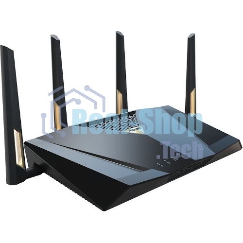 Маршрутизатор ASUS RT-BE88U, черный/желтый, 90IG08V0-MO3N0V