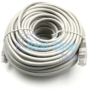 Патч-корд Buro UTP-5E-30M-G-LSZH серый UTP cat.5e RJ-45 (m)-RJ-45 (m) 30м