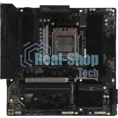 Материнская плата Gigabyte B850M GAMING X WIFI6E/WF6E, Socket AM5, AMD B850, 4xDDR5, 4xSATA, 2xM.2, 1xPCI-E 5.0 x16, 1xPCI-E 3.0 x4, 1xHDMI, 2xDP, 1x 2.5Gb LAN, 1xUSB-C 3.2 Gen 2, 1xUSB-A 3.2 Gen 2, 2xUSB-A 3.2 Gen 1, 4xUSB-A 2.0, 3x3.5 мм, 7.1, Micro-ATX
