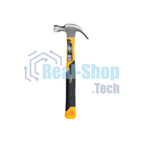 Молоток-гвоздодер Deli DL5001 250 гр Фибергласовая рукоять