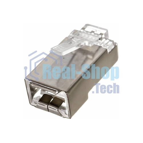 Коннектор VCOM RJ45 8P8C для FTP кабеля 5 кат. экранированные, 20 шт,