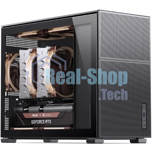 Корпус без блока питания JONSBO D31 MESH Black MATX без БП, боковая панель из закаленного стекла, mini-ITX, micro-ATX, черный