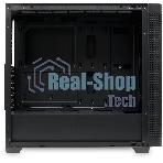 Компьютерный корпус без блока питания Case HSPD M740, Mesh Mid Tower, черный, TG, 0.6 SPCC, no fans, E-ATX, ATX, mATX, mITX, 170/400/200мм, 4x2.5