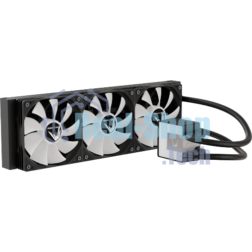 Кулер с водяным охлаждением Formula V Line ICE JET GLOW 360 BK, 360мм, 3x120мм, ARGB fans, LGA115X/1200/1700/1851, AM4/AM5