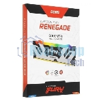 Оперативная память Kingston Fury Renegade, DDR5, 96Gb (2x48GB), 6000MHz, CL32, DIMM, с радиаторами, cеребристый/черный