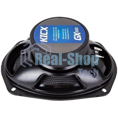 Колонки автомобильные Kicx GX-693 200Вт 92дБ 4Ом 15x23см (6x9дюйм) (ком.:2кол.) коаксиальные трехполосные