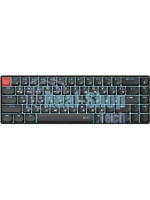 Клавиатура Acer OKR400 гибридная, USB Type-A, Bluetooth, радиоканал, чёрный