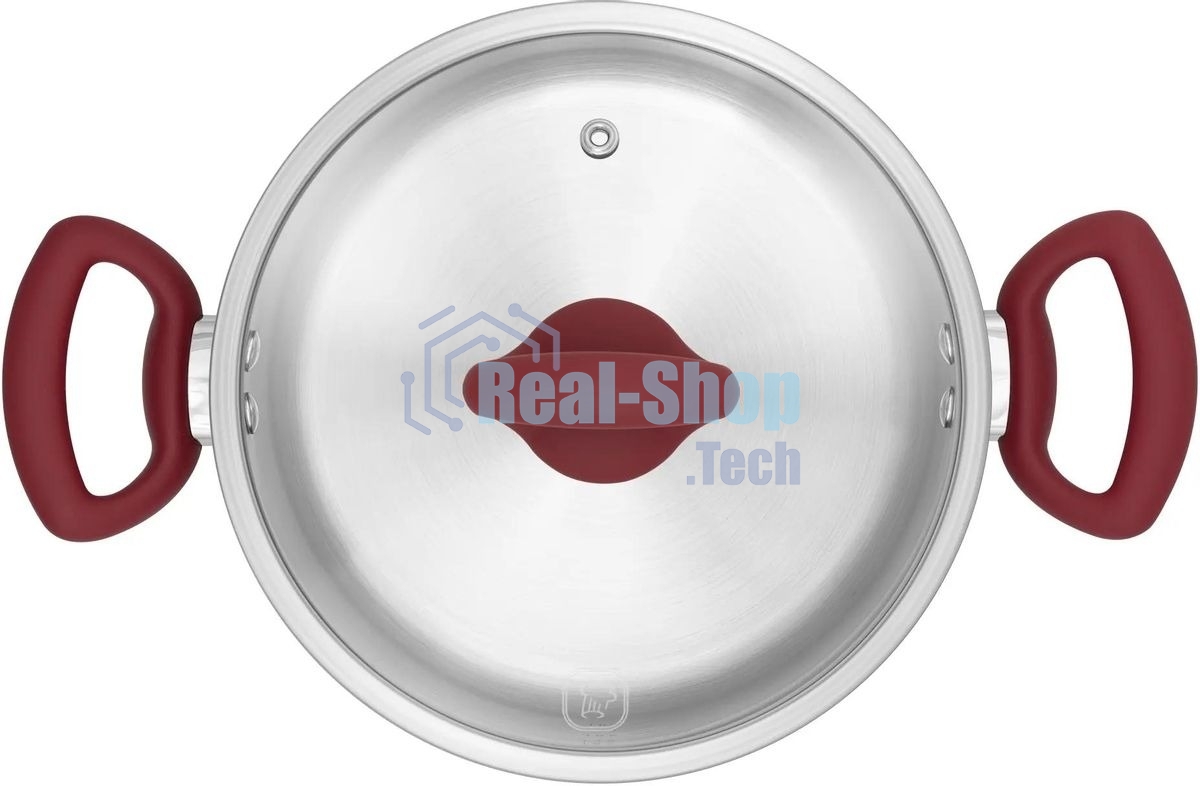 Кастрюля Rondell Heidi RDS-1114, 4.8л, с крышкой, 24см, сталь