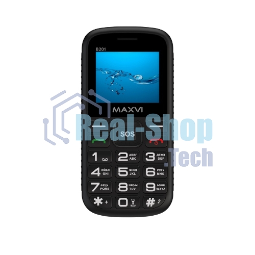 Мобильный телефон Maxvi B201 черный