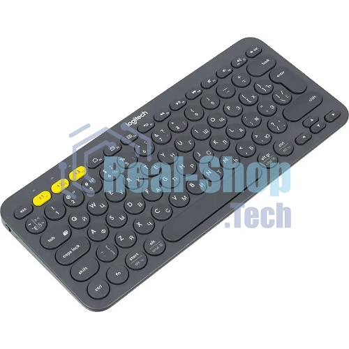 Клавиатура беспроводная Logitech K380, Bluetooth, темно-серый