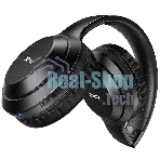 Беспроводные/проводные наушники HOCO W30 FUN MOVE черный, накладные, Bluetooth + проводной, до 8 ч.