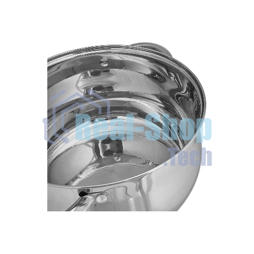 Кастрюля WEBBER BE-351/2 1,9 л, 16 см, из нержавеющей стали со стеклянной крышкой