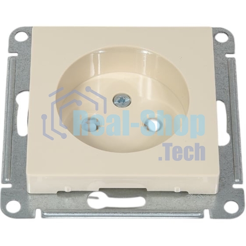 Механизм розетки 1-м СП AtlasDesign без заземл. защ. шторки 16А беж. SchE ATN000249
