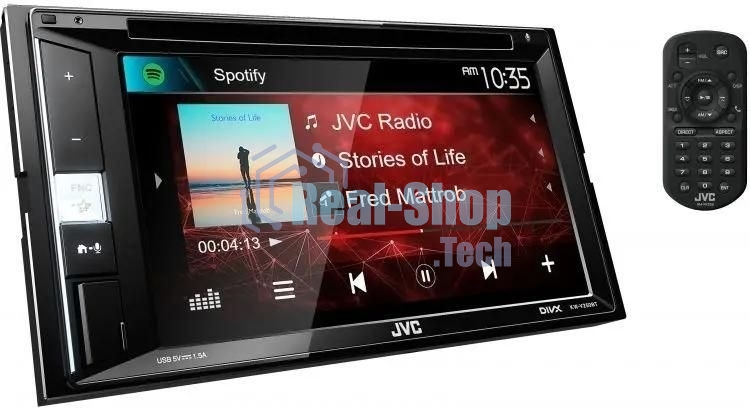 Автомагнитола JVC KW-V250BTM, 2 DIN, 6.2