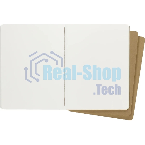 Блокнот Moleskine CAHIER JOURNAL QP423 XLarge 190х250 мм, обложка картон, 120 страниц, нелинованный, бежевый (3 шт)