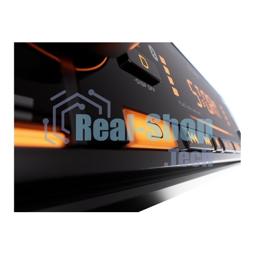 Автомагнитола AURA STORM-677DSP, 1 DIN, Bluetooth, USB Type-A, AUX, пульт ДУ