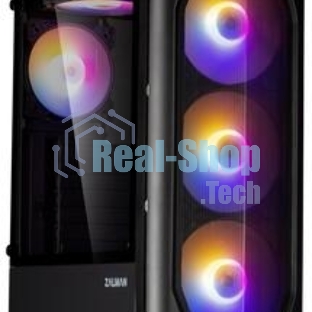 Компьютерный корпус MidiTower Zalman N4 black (ATX,Window, 6xRGb fan, USB 2.0 x2, USB 3.0x1, без БП) (N4 rev.1)