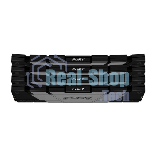 Оперативная память Kingston Fury Renegade, DDR4, 32Gb (4x8GB), 3200MHz, CL16, DIMM, с радиатором, черный