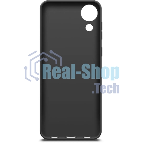 Чехол (клип-кейс) BoraSCO Silicone Case для Samsung Galaxy A03 Core черный (матовый)