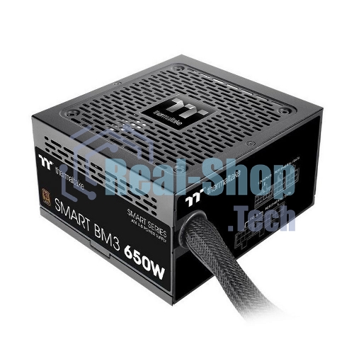 Блок питания Thermaltake Smart BM3 (PS-SPD-0650MNFABE-3), 650Вт, 80 PLUS Bronze, 120мм, модульный, черный